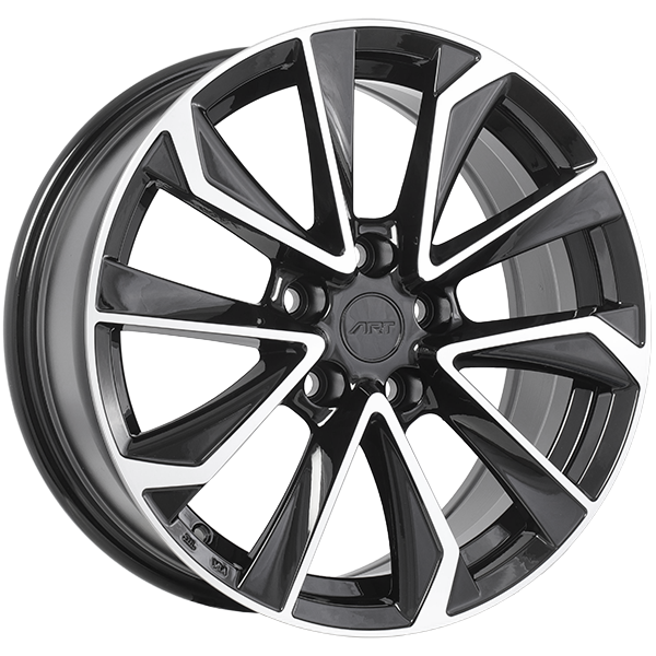 REPLICA 179 | 19x7.5 5x114.3 ET35 CB 60.1 - Noir lustré - Façade machinée