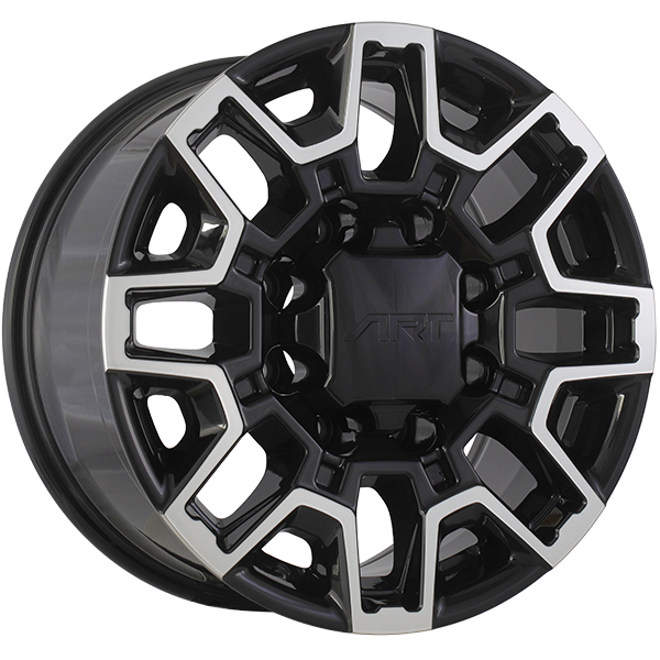 REPLICA 410 | 18x9.0 8x170 ET12 CB 125.1 - Noir lustré - Façade machinée