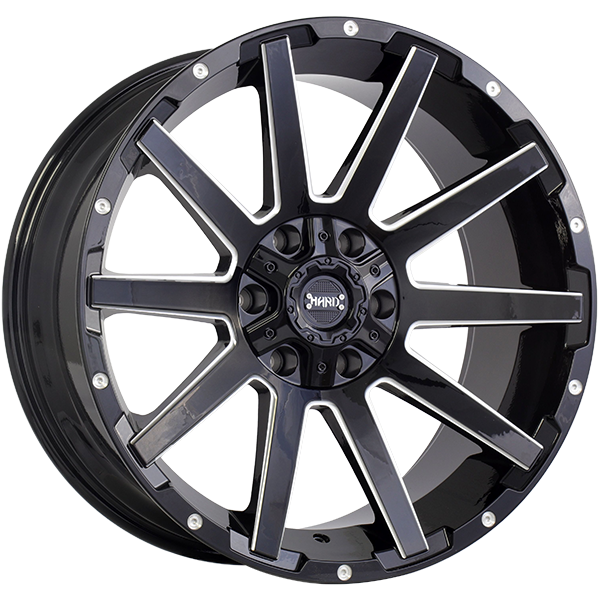 SINNER | 20x9.0 6x135/6x139.7 ET0 CB 87.1 - Noir lustré - Rebord usiné