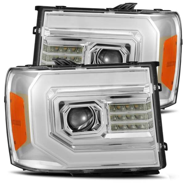 Alpharex LUXX-SERIES PROJECTOR HEADLIGHTS GMC SIERRA 1500 2007-2013