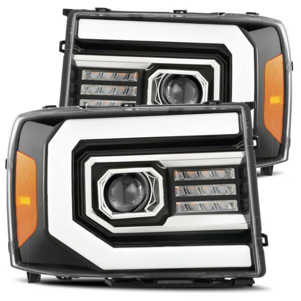 Alpharex LUXX-SERIES PROJECTOR HEADLIGHTS GMC SIERRA 1500 2007-2013