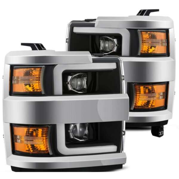 Alpharex LUXX-SERIES PROJECTOR HEADLIGHTS CHEVROLET SILVERADO 2015