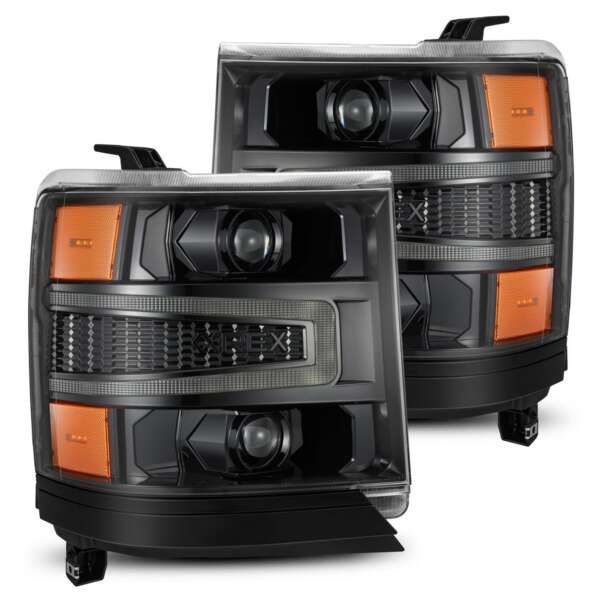 Alpharex LUXX-SERIES PROJECTOR HEADLIGHTS CHEVROLET SILVERADO 1500HD 2016-2018