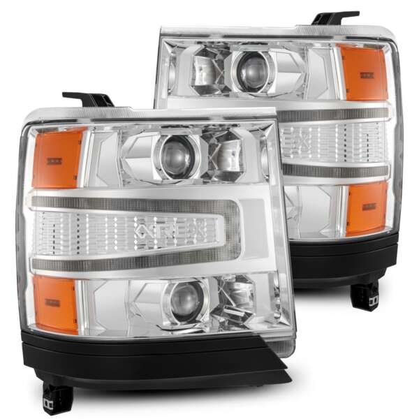 Alpharex LUXX-SERIES PROJECTOR HEADLIGHTS CHEVROLET SILVERADO 1500HD 2016-2018
