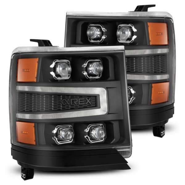 Alpharex NOVA-SERIES PROJECTOR HEADLIGHTS CHEVROLET SILVERADO 1500HD 2016-2018