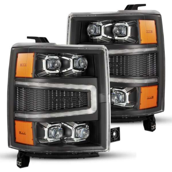 Alpharex NOVA-SERIES PROJECTOR HEADLIGHTS CHEVROLET SILVERADO 1500HD 2014-2015