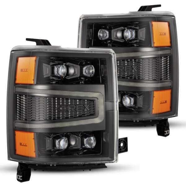 Alpharex NOVA-SERIES PROJECTOR HEADLIGHTS CHEVROLET SILVERADO 1500HD 2014-2015