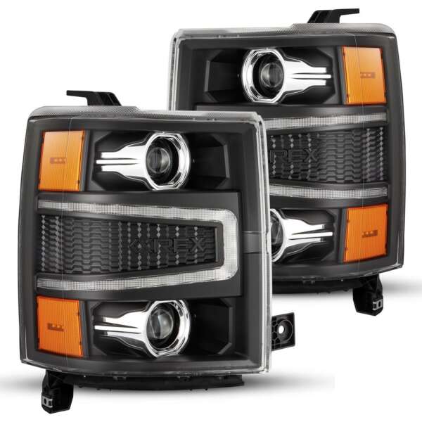 Alpharex PRO-SERIES PROJECTOR HEADLIGHTS CHEVROLET SILVERADO 1500 2014-2015