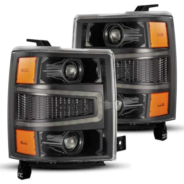 Alpharex PRO-SERIES PROJECTOR HEADLIGHTS CHEVROLET SILVERADO 1500 2014-2015